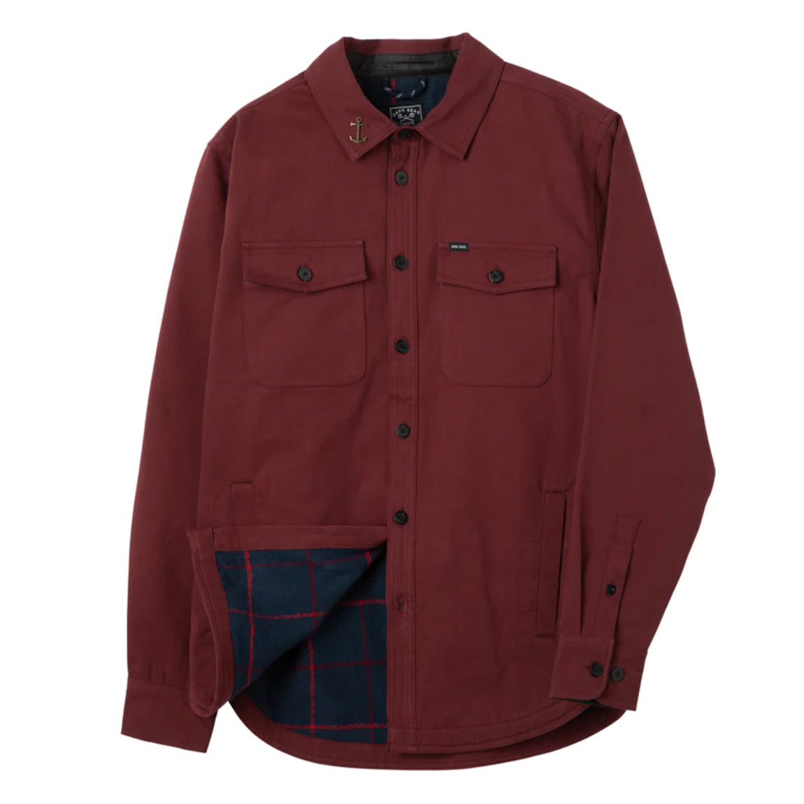 DARK SEAS SANTA MACHINIST JACKET - BURGUNDY