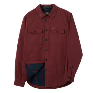 DARK SEAS SANTA MACHINIST JACKET - BURGUNDY