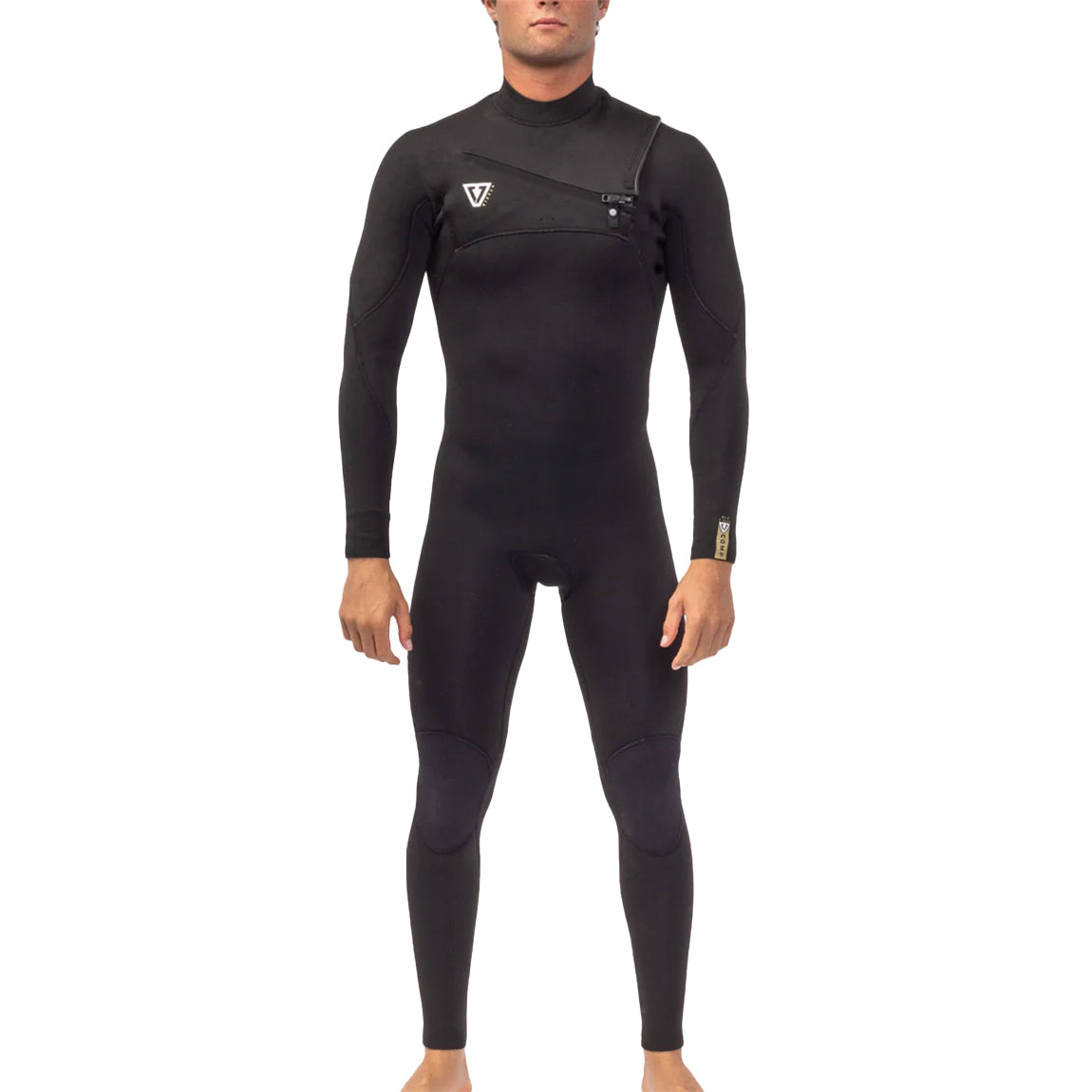 VISSLA SEVEN SEAS 3/2 FULL CHEST ZIP - BLK