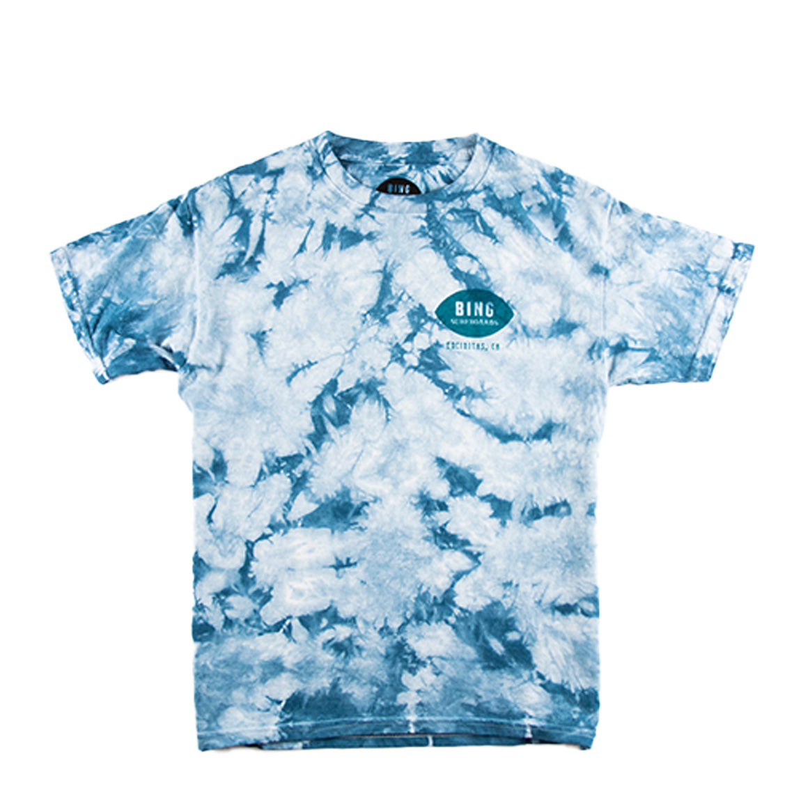 CLASSIC ENCINITAS II Premium Kids Tie-Dye S/S T-Shirt - Pale Turqoise