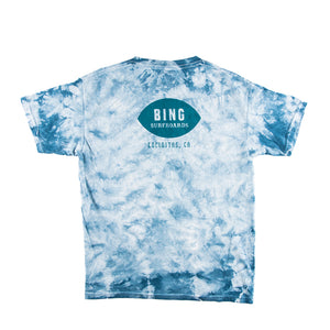 CLASSIC ENCINITAS II Premium Kids Tie-Dye S/S T-Shirt - Pale Turqoise